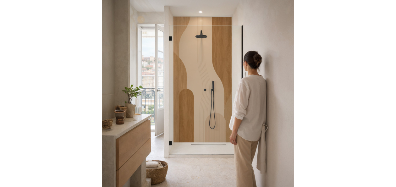 Panneau de douche :...