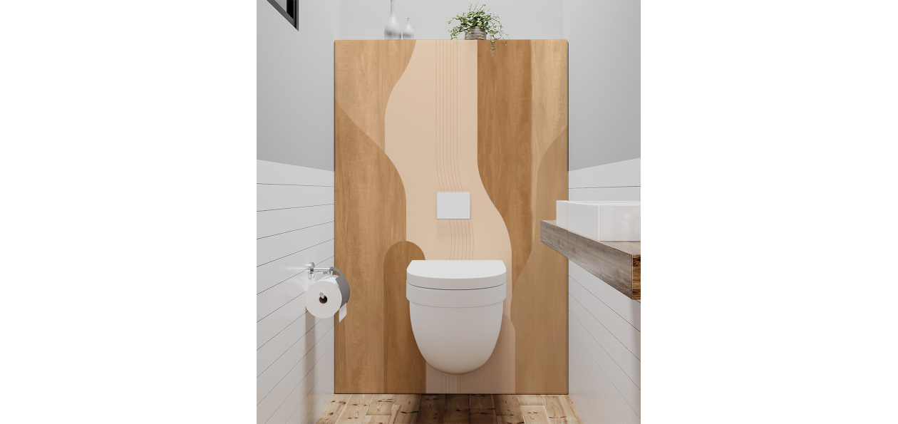 Panneau de WC : L'Équilibre...