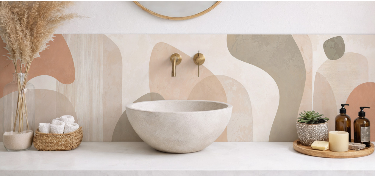 Crédence salle de bain :...