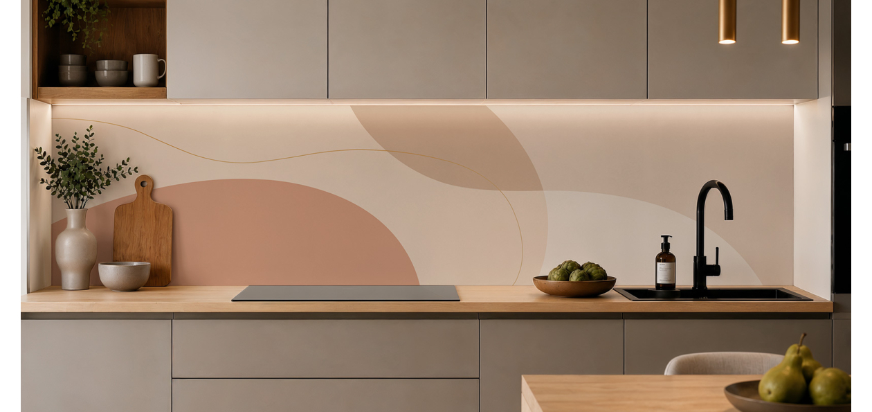 Crédence : Courbe Terracotta
