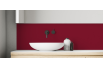 Crédence salle de bain Rouge pourpre RAL 3004