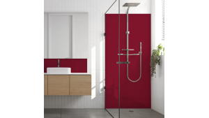 Crédence salle de bain Rouge pourpre RAL 3004