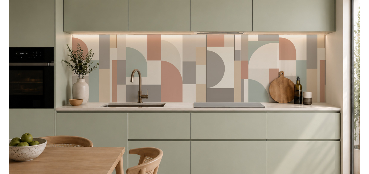Crédence : Bauhaus et courbes