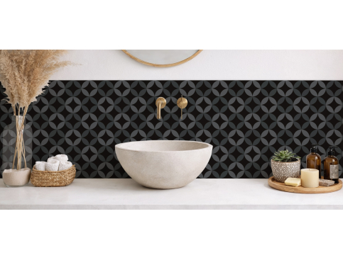 Crédence salle de bain :...