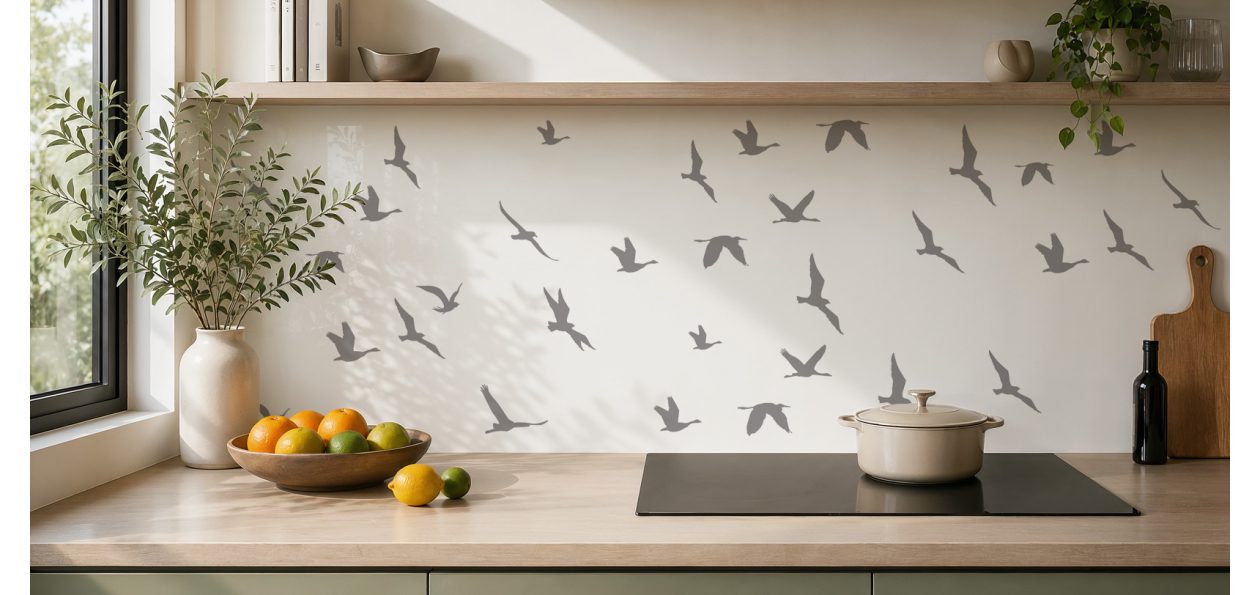 Crédence : Oiseaux...