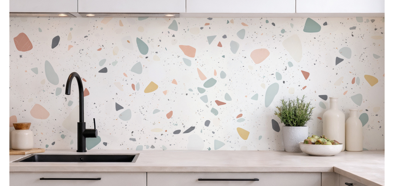 Crédence : Terrazzo...