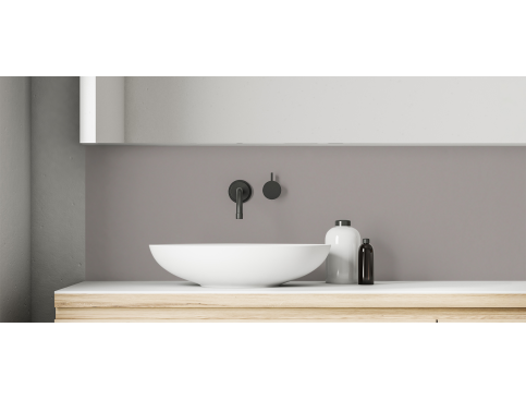 Crédence salle de bain Gris platine RAL 7036