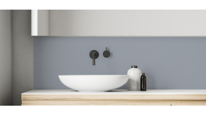 Crédence salle de bain : Telegris 4 RAL 7047