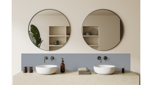 Crédence salle de bain : Telegris 4 RAL 7047