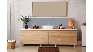 Crédence salle de bain : Telegris 4 RAL 7047