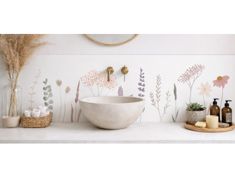Crédence salle de bain :...