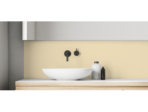 Crédence salle de bain : Beige clair RAL 1015