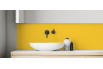 Crédence salle de bain Jaune zinc RAL 1018
