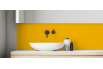 Crédence salle de bain Jaune signalisation RAL 1023