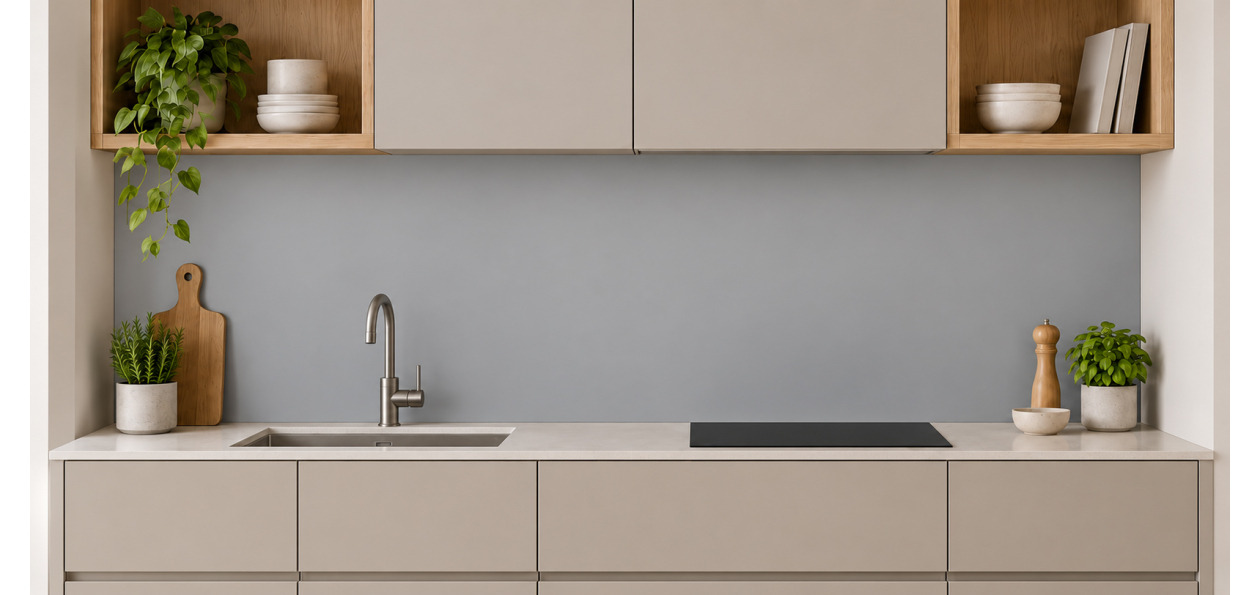 Crédence Aluminium blanc