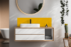 Crédence salle de bain Jaune signalisation RAL 1023