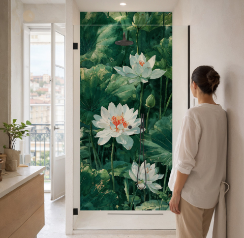 Panneau de douche : Lotus...