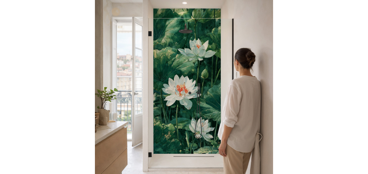 Panneau de douche : Lotus...