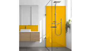 Crédence salle de bain Jaune signalisation RAL 1023