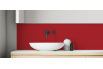 Crédence salle de bain : Rouge rubis RAL 3003