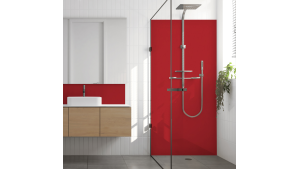 Crédence salle de bain : Rouge rubis RAL 3003