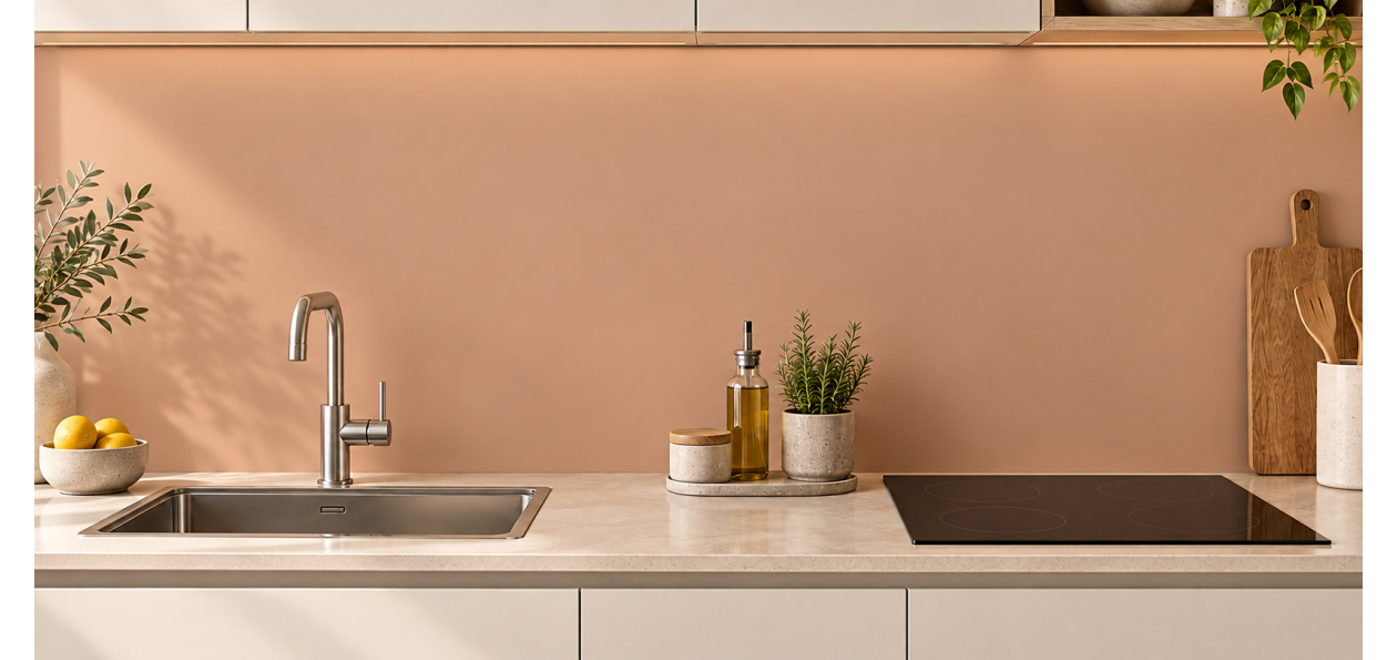 Crédence Beige cuivre