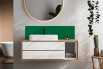 Crédence salle de bain : Vert menthe RAL 6029