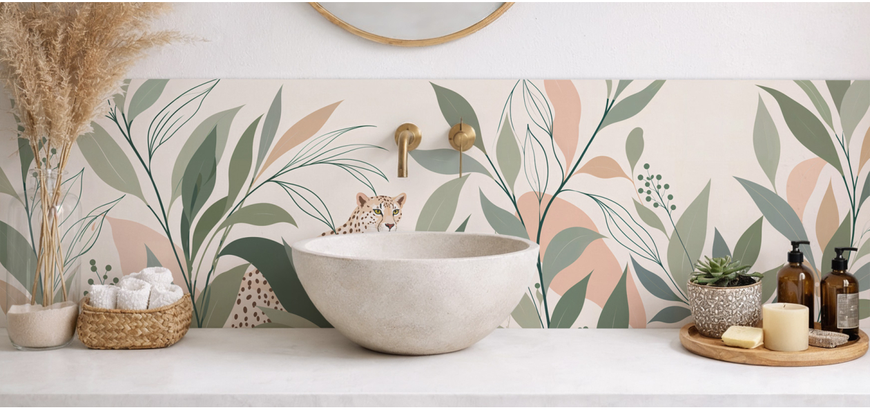 Crédence salle de bain :...