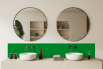 Crédence salle de bain Vert pur RAL 6037