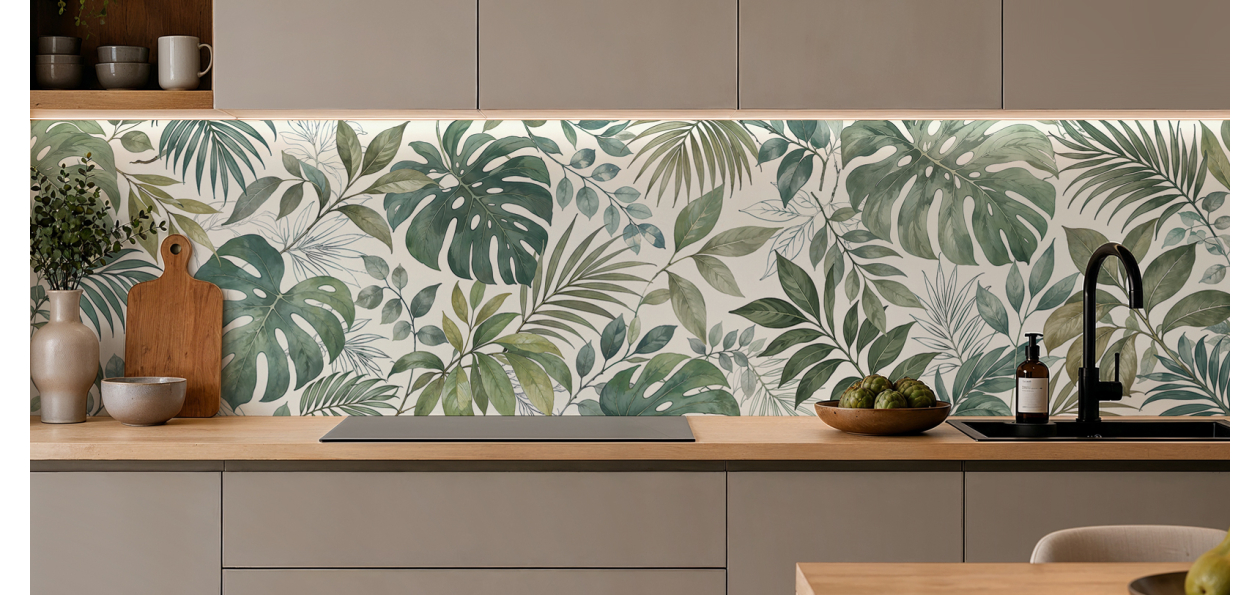 Crédence :  Souffle tropical
