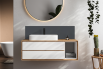 Crédence salle de bain : Gris ardoise RAL 7015