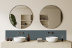 Crédence salle de bain Gris bleu RAL 7031