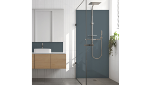 Crédence salle de bain Gris bleu RAL 7031