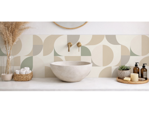 Crédence salle de bain : Rondo