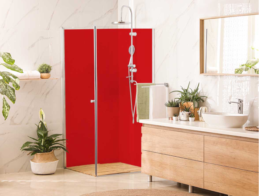Panneau de douche : RAL 3020