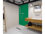 Panneau de douche : Vert signalisation 6024