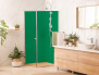 Panneau de douche : Vert signalisation 6024