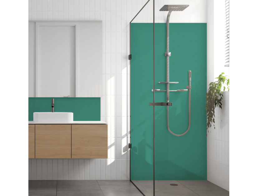 Panneau de douche : Turquoise menthe RAL 6033