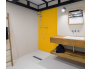Panneau de douche : Jaune signalisation RAL 1023