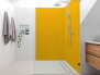 Panneau de douche : Jaune signalisation RAL 1023