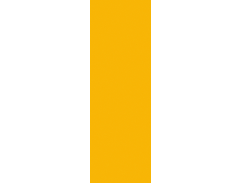 Panneau de douche : Jaune signalisation RAL 1023