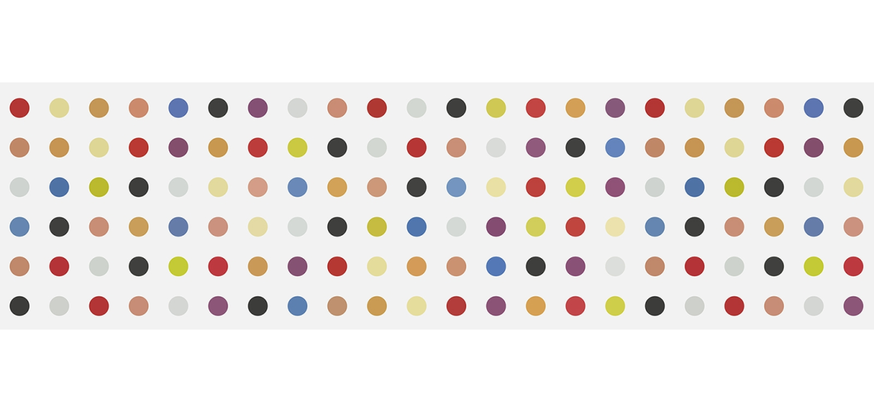 Crédence salle de bain : Ronds colorés
