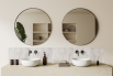 Crédence salle de bain : Bois peint en blanc 2