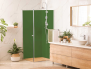 Panneau de douche : Vert herbe RAL 6010