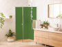 Panneau de douche : Vert mai RAL 6017