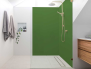 Panneau de douche : Vert mai RAL 6017
