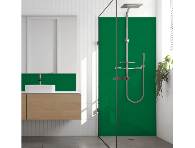 Panneau de douche : Vert menthe RAL 6029