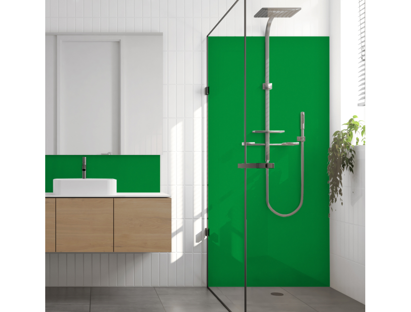 Panneau de douche : Vert pur RAL 6037