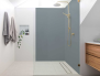 Panneau de douche : Gris argent RAL 7001