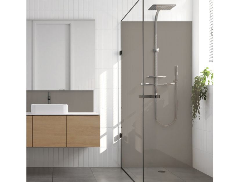 Panneau de douche : Gris pierre RAL 7030